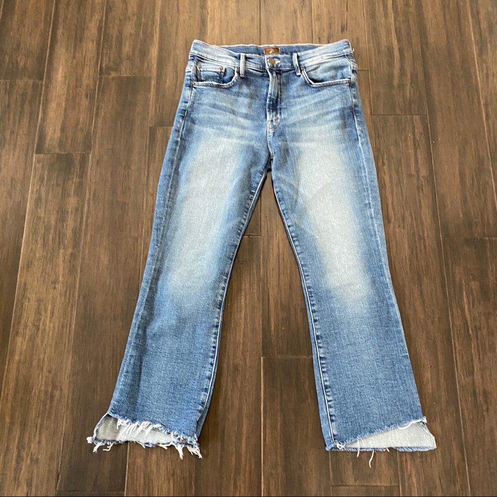 MOTHER Blue Ankle & Cropped Jeans